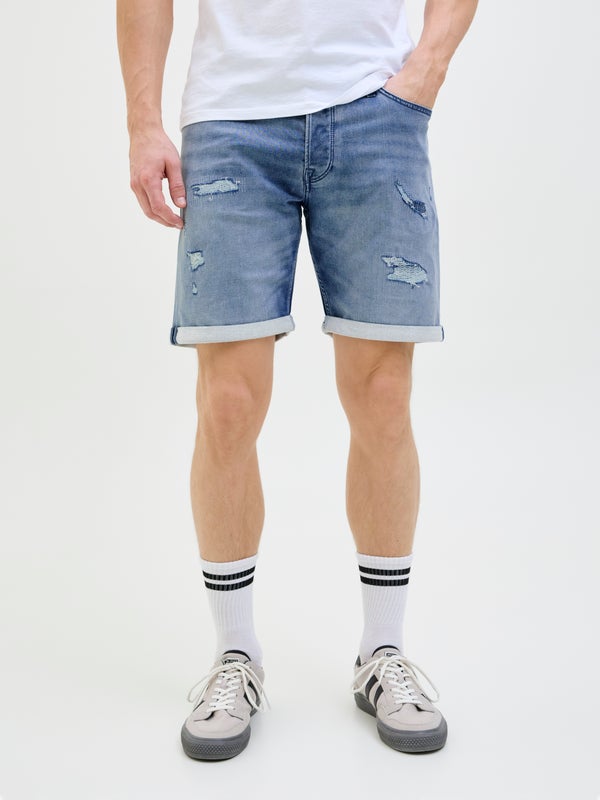 premium by jack & jones Regular Fit Denim shorts Blue / Blue Denim