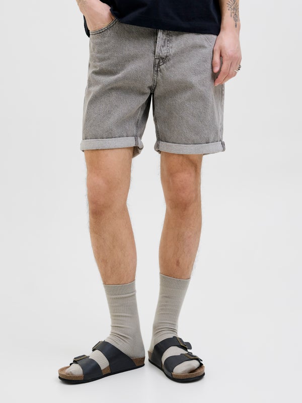 Premium By Jack & Jones Regular Fit Denim Shorts Grey / Grey Denim
