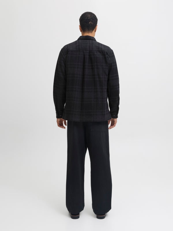 Premium By Jack & Jones Regular Fit Overshirt Black / Black Beauty