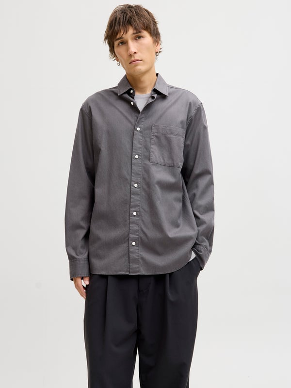 Premium By Jack & Jones Regular Fit Overshirt Grey / Volcanic Ash
