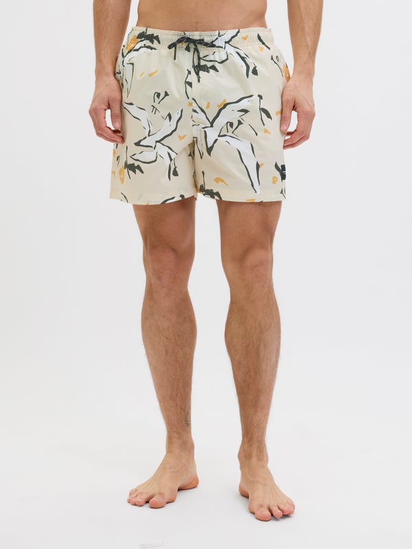 premium by jack & jones Regular Fit Swim shorts Bottom:Beige / Buttercream