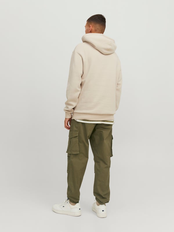 Premium By Jack & Jones Relaxed Fit Cargo Trousers Green / Olive Night