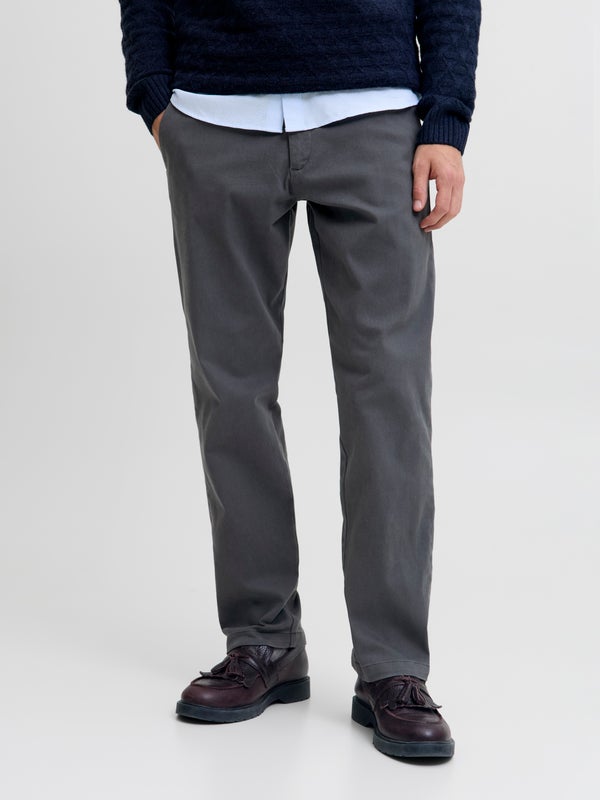Premium By Jack & Jones Relaxed Fit Chino Pants Grey / Woodland Gray