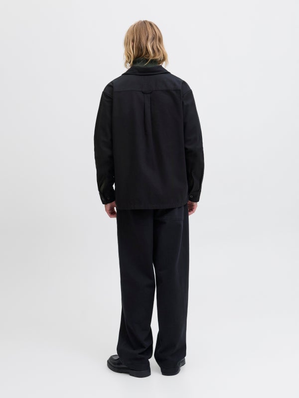 Premium By Jack & Jones Relaxed Fit Overshirt Black / Black