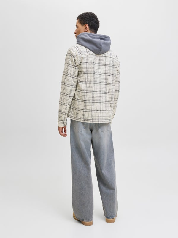 Premium By Jack & Jones Relaxed Fit Overshirt White / Antique White