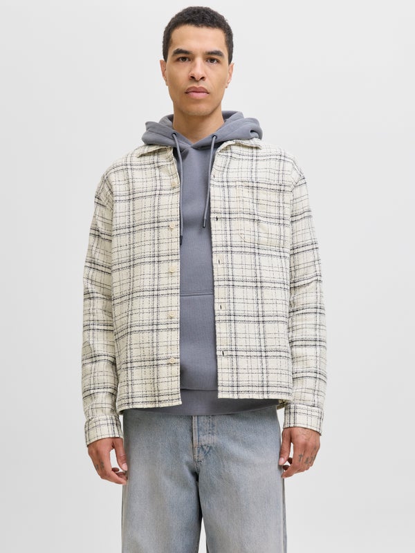 premium by jack & jones Relaxed Fit Overshirt White / Antique White