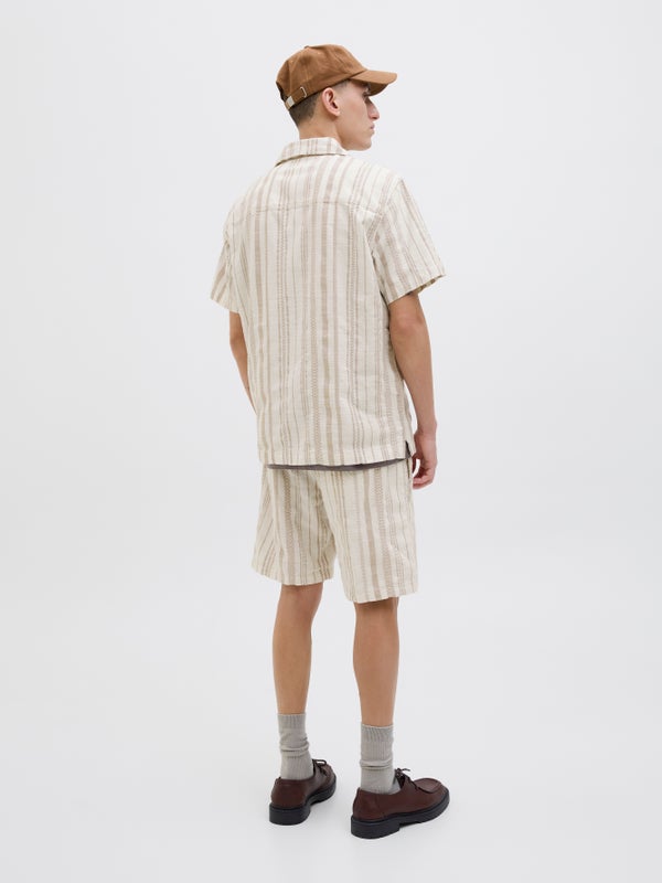 Premium By Jack & Jones Relaxed Fit Shorts Bottom:White / Ecru