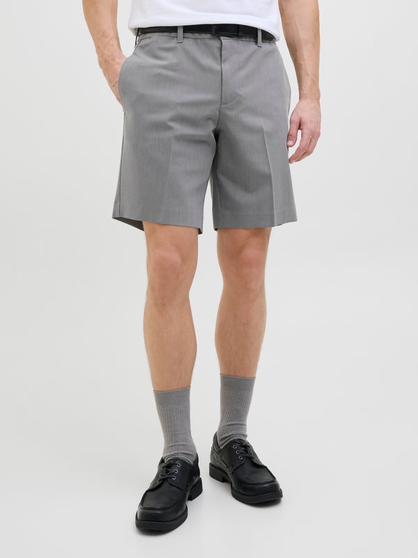 Premium By Jack & Jones Relaxed Fit Tailored Shorts Grey / Grey Melange