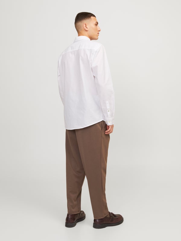 Premium By Jack & Jones Slim Fit Casual Shirt White / White