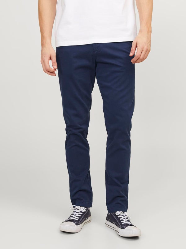 premium by jack & jones Slim Fit Chino pants basic:Blue / Navy Blazer