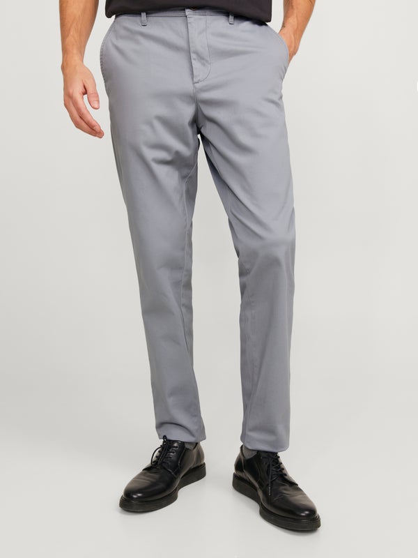 Premium By Jack & Jones Slim Fit Chino Pants Basic:Grey / Ultimate Grey