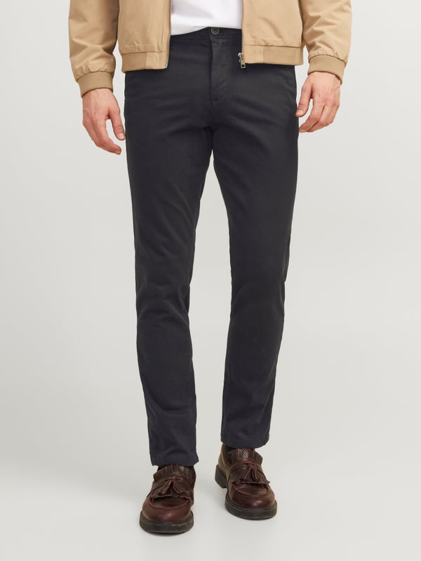 Premium By Jack & Jones Slim Fit Chino Pants Black / Black
