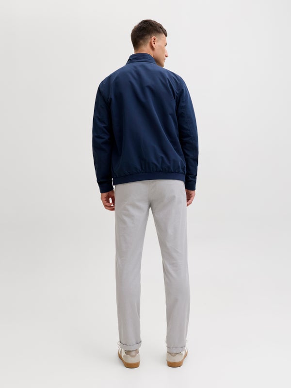 Premium By Jack & Jones Slim Fit Chino Pants Grey / Weathervane