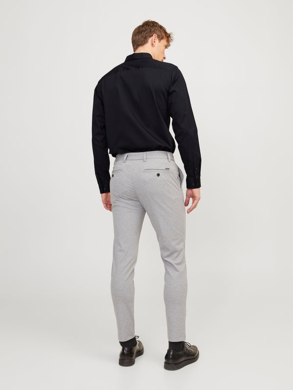 Premium By Jack & Jones Slim Fit Dress Shirt Black / Black