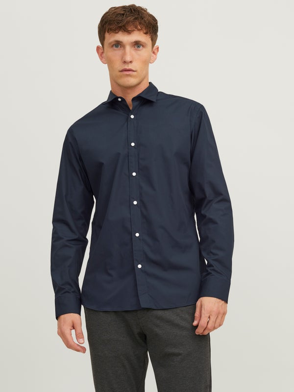 premium by jack & jones Slim Fit Dress shirt Blue / Navy Blazer