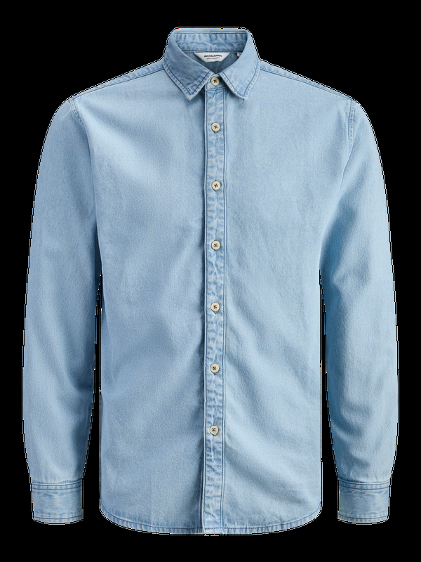premium by jack & jones Slim Fit Shirt Blue / Blue Denim
