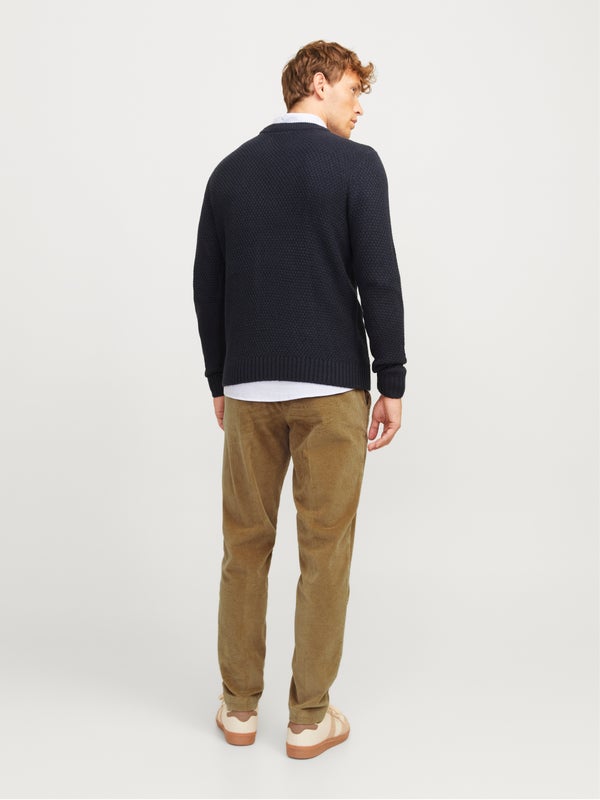 Premium By Jack & Jones Tapered Fit Chino Pants Brown / Elmwood