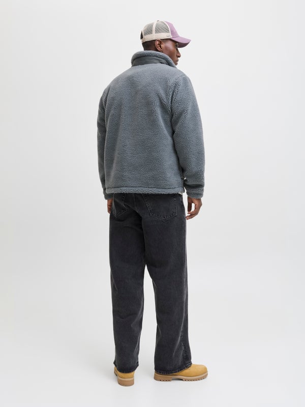 Premium By Jack & Jones Teddy Jacket Grey / Stormy Weather