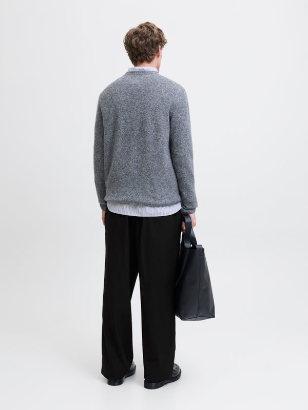 Premium By Jack & Jones Wide-Leg Fit Classic Pants Black / Black