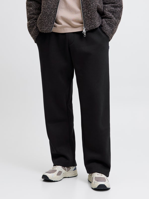 Premium By Jack & Jones Wide-Leg Fit Sweatpants Black / Black