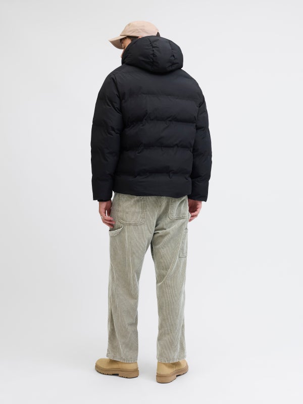 Premium By Jack & Jones Wide-Leg Fit Worker Pants Green / Vetiver