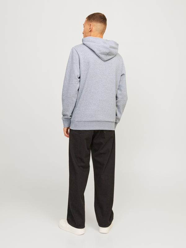 Premium By Jack & Jones X-mas Hoodie Grey / Light Grey Melange