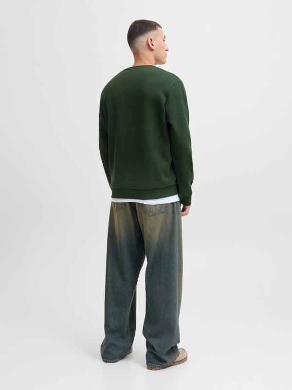 Premium By Jack & Jones X-mas Sweatshirt Green / Kombu Green