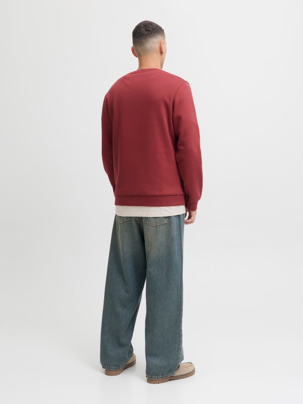 Premium By Jack & Jones X-mas Sweatshirt Red / Brick Red