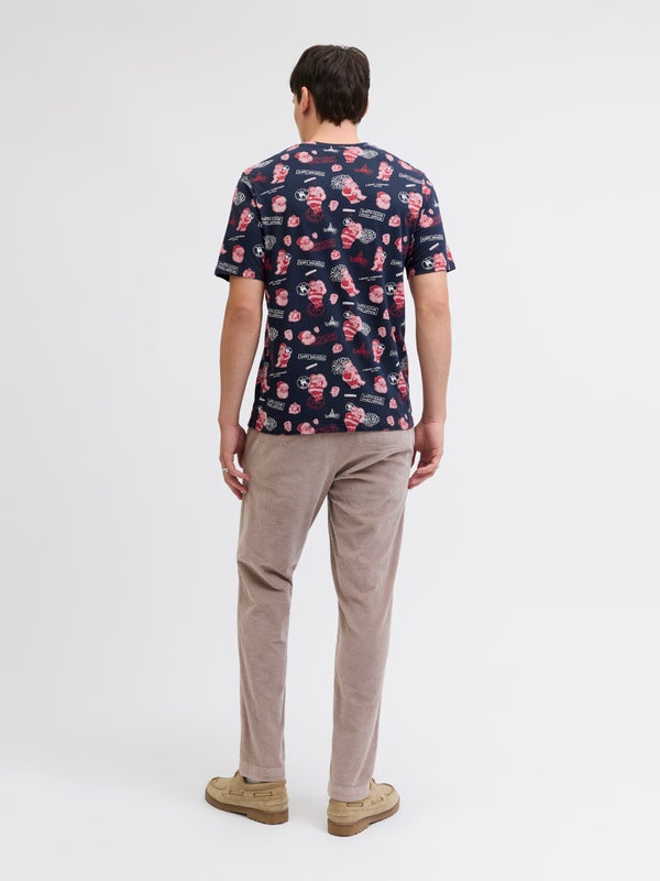 Premium By Jack & Jones X-mas T-shirt Blue / Sky Captain