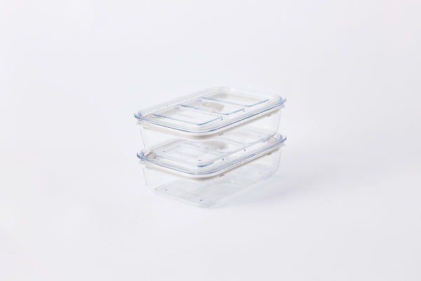 prepara Latchlok Click Oat Container - 4.3 Cups (Set of 2)