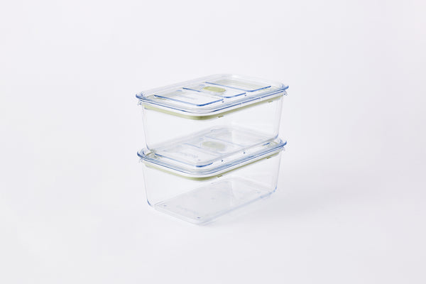 prepara Latchlok Click Sage Container - 6.4 Cups (Set of 2)