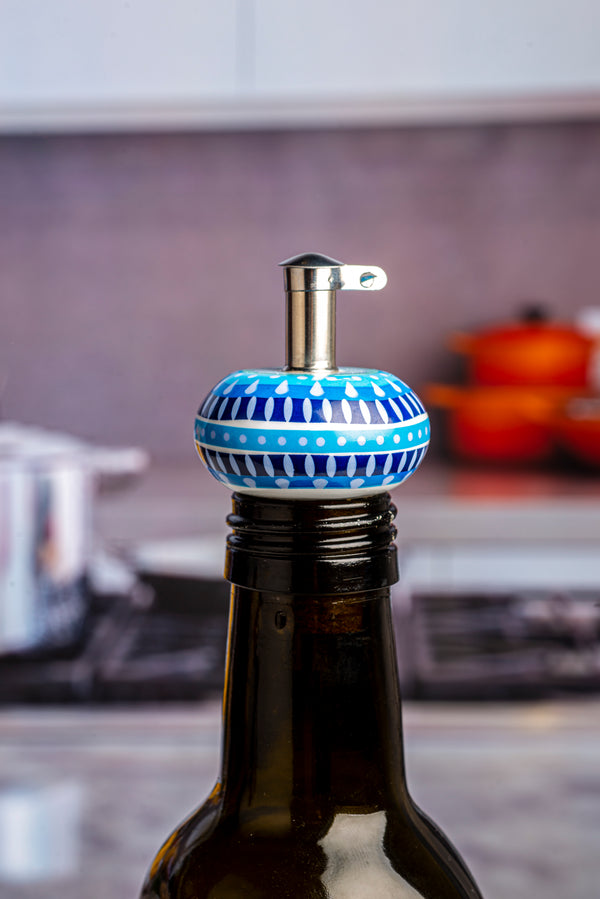 Prepara Ceramic Oil Pourer - Blue