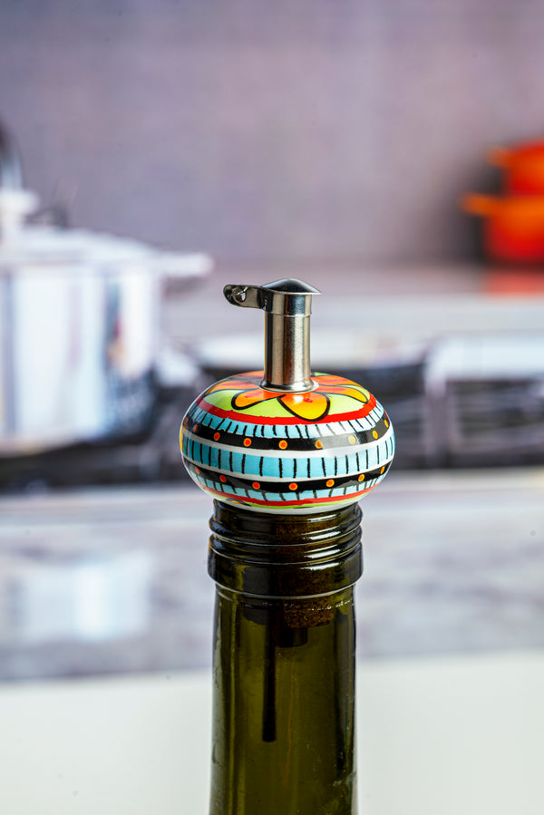 Prepara Ceramic Oil Pourer - Red