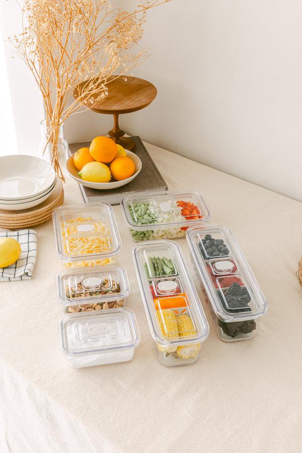 Prepara Latchlok Click Oat Container - 12 Piece Set