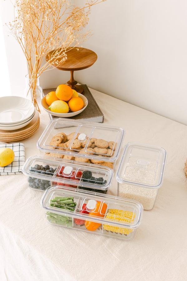 Prepara Latchlok Click Oat Container - 8 Piece Set