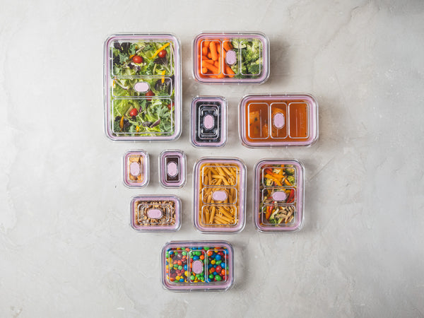 Prepara Latchlok Click Rose Container - 20 Piece Set