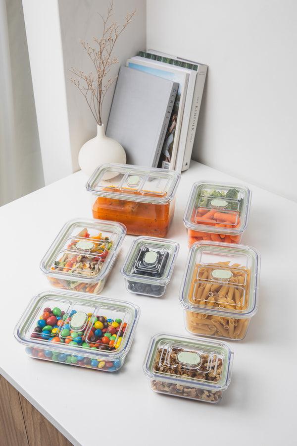 Prepara Latchlok Click Sage Container - 14 Piece Set
