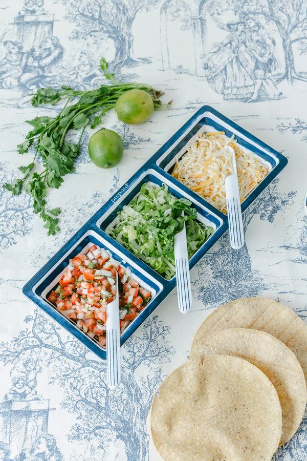 Prepara Taco Spoons - Set Of 2 (Coastal Stripe)