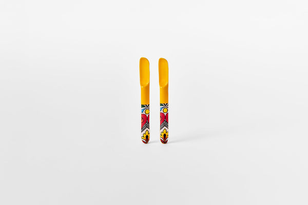 prepara Taco Spoons - Set of 2 (Yellow)