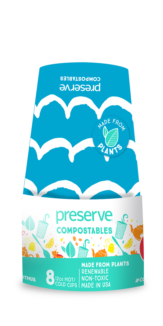Preserve Compostable Cups | 8 Count