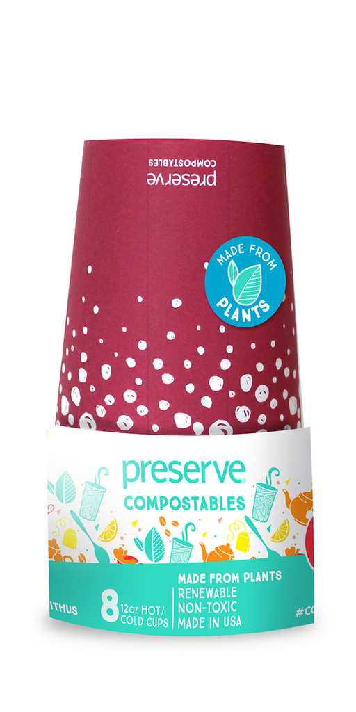 preserve Compostable Cups | 8 Count