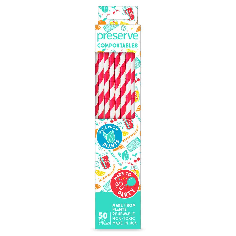 preserve Compostable Straws | 50 Count