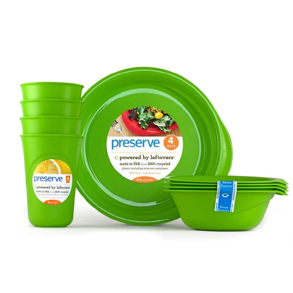 preserve Everyday Tableware Set | Pack for 4