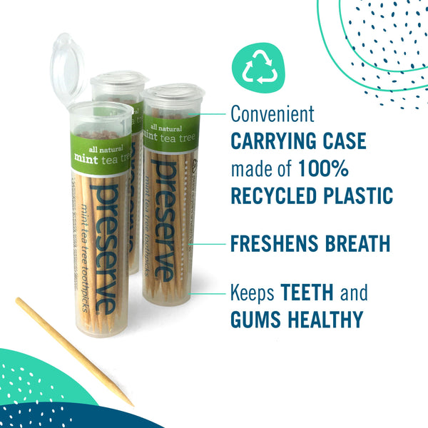 Preserve Flavored Toothpicks | 24-pack