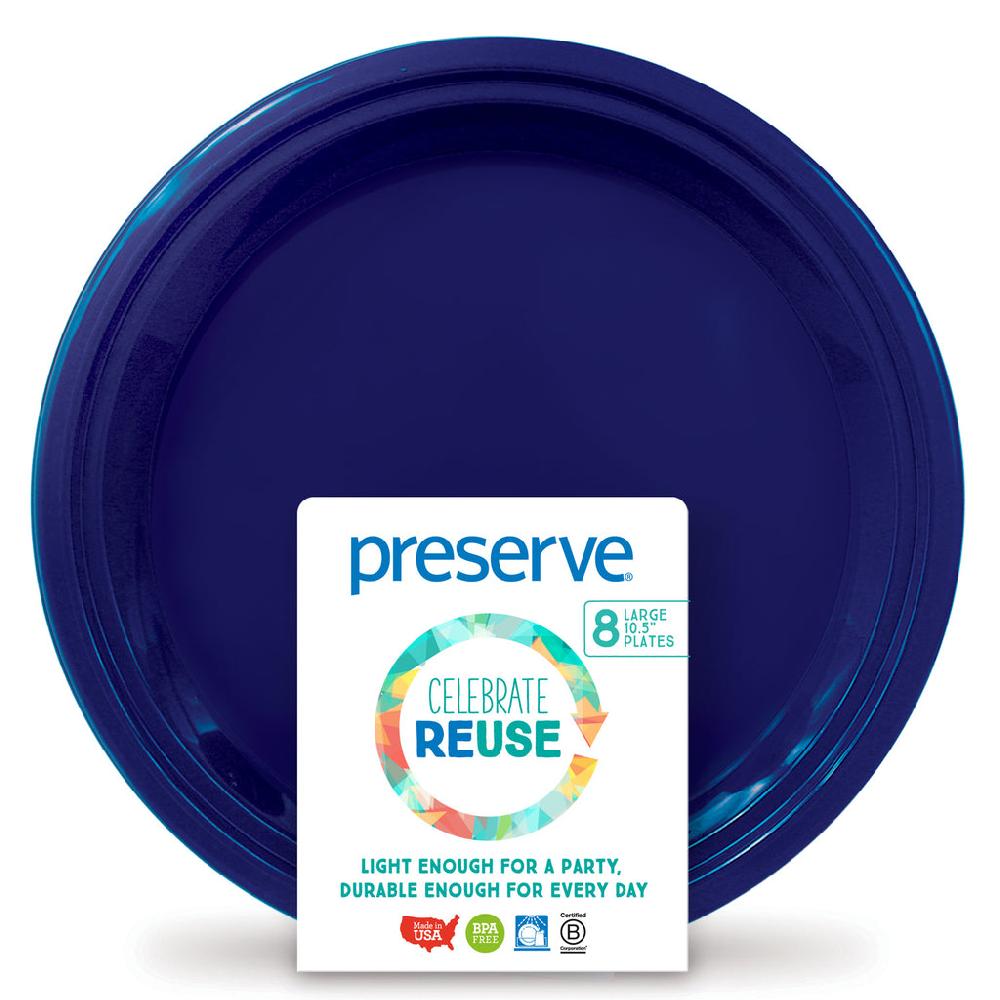 preserve Large On The Go Plates | 8 Count