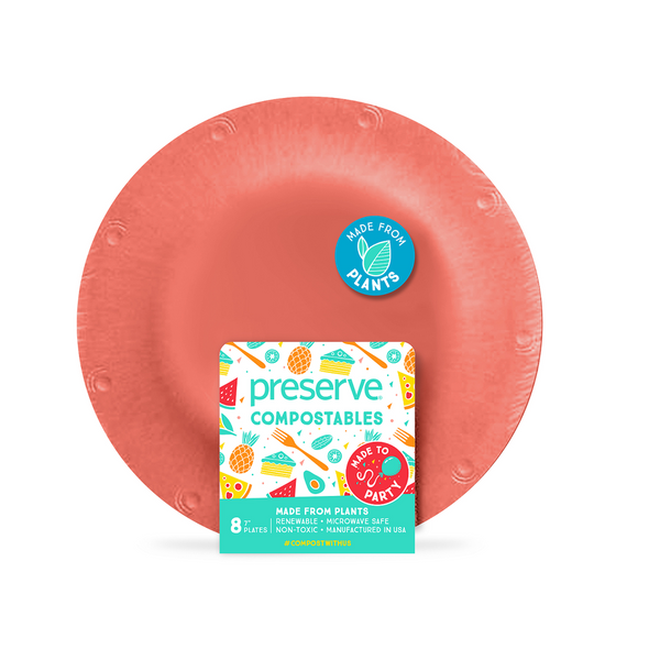 Preserve Small Compostable Plates | 8 Count