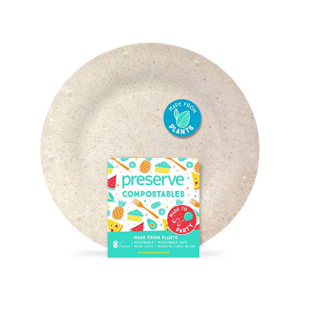 preserve Small Compostable Plates | 8 Count