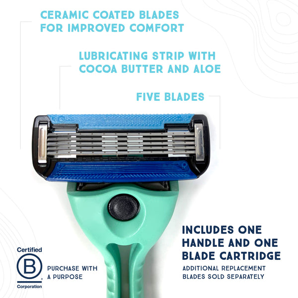 Preserve Shave 5 Replacement Blades In Paperboard Packaging | 4 Blades