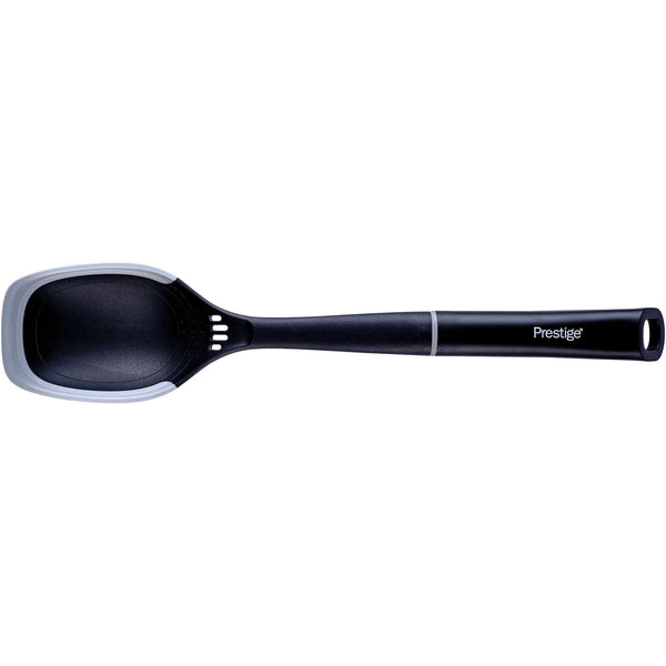 prestige 2-in-1 Kitchen Utensil - Solid Spoon with Silicone Edge