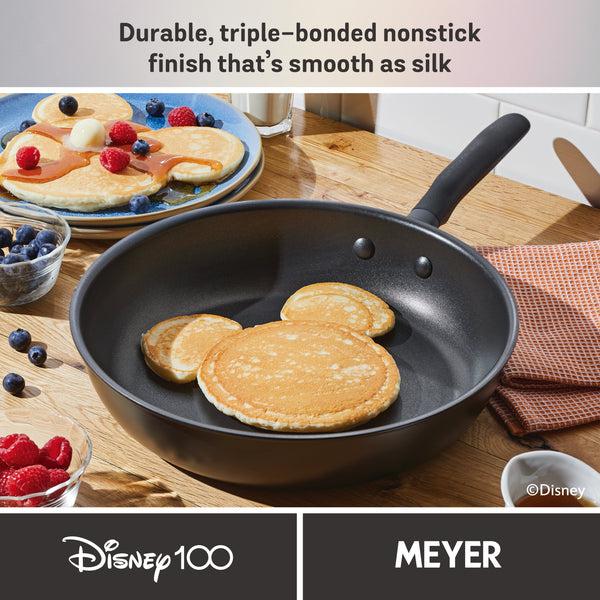 Prestige Disney 100 Anniversary Steamboat Willie Stackable Non-Stick Pan Set - 4 Pieces